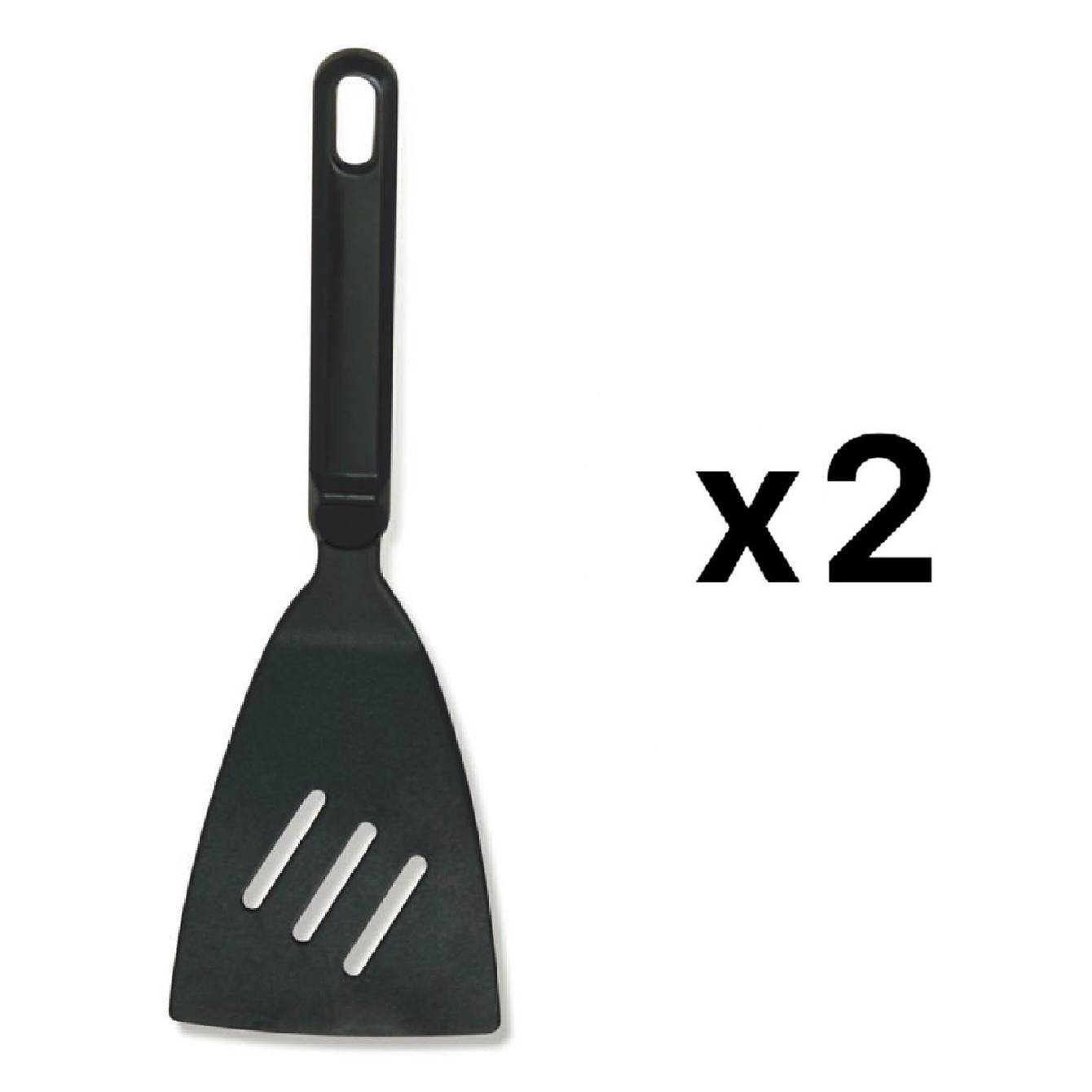 Norpro Black Heat Resistant Nylon StirFry Spatula w/ NonSkid Handle 917 (2Pack) eBay